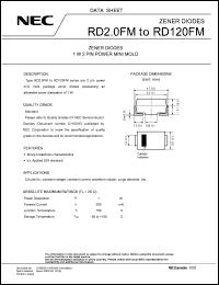 datasheet for RD75FM by NEC Electronics Inc.