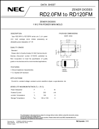 datasheet for RD110FM by NEC Electronics Inc.