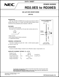 datasheet for RD11ESAB by NEC Electronics Inc.