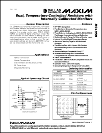 datasheet for DS1859E-050 by Maxim Integrated Producs