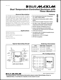 datasheet for DS1858E-050 by Maxim Integrated Producs