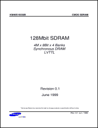 datasheet for K4S280432E-TCL75 by Samsung Electronic