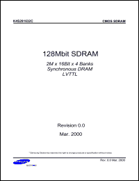 datasheet for K4S281632C-TL1H by Samsung Electronic