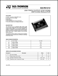 datasheet for GS-R51212 by SGS-Thomson Microelectronics