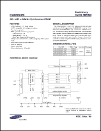 datasheet for K4S640832H-TC75 by Samsung Electronic