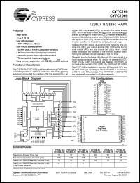 datasheet for CY7C109-10VC by Cypress Semiconductor
