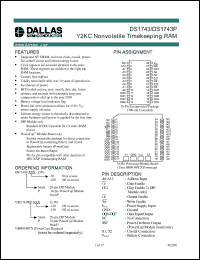 datasheet for DS9034PCX by Dallas Semiconductor