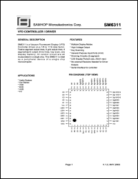 datasheet for SM6311 by 