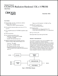 datasheet for UT28F256T-45UPC by 