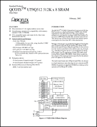 datasheet for UT9Q512-IWX by 