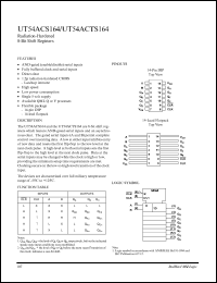 datasheet for UT54ACS164 by 