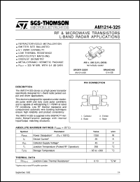 datasheet for AM1214-325 by SGS-Thomson Microelectronics