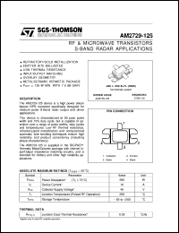 datasheet for AM2729-125 by SGS-Thomson Microelectronics