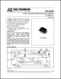 datasheet for VB125SP by SGS-Thomson Microelectronics