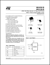 datasheet for M24128B-W by SGS-Thomson Microelectronics