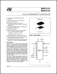 datasheet for M48T212V by SGS-Thomson Microelectronics