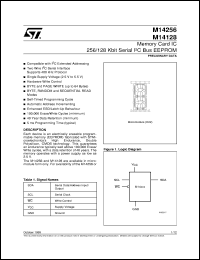 datasheet for M14256 by SGS-Thomson Microelectronics