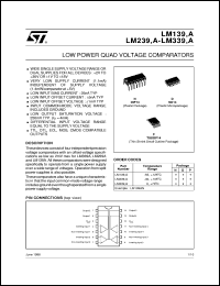 datasheet for LM239AD by SGS-Thomson Microelectronics