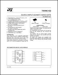 datasheet for 74VHC132 by SGS-Thomson Microelectronics