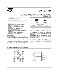 datasheet for 74VHCT132A by SGS-Thomson Microelectronics