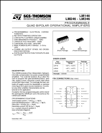 datasheet for LM146 by SGS-Thomson Microelectronics