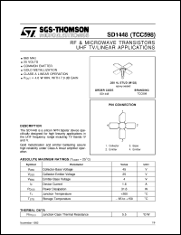 datasheet for TCC598 by SGS-Thomson Microelectronics