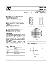 datasheet for M14C32 by SGS-Thomson Microelectronics