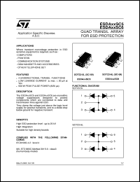 datasheet for ESDA14V2SC5 by SGS-Thomson Microelectronics