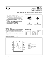 datasheet for LF153 by SGS-Thomson Microelectronics