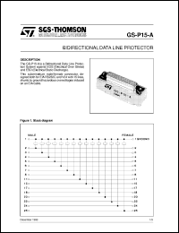 datasheet for GS-P15-A by SGS-Thomson Microelectronics