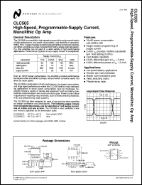 datasheet for CLC505MDS by 