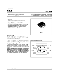 datasheet for LCP1521 by SGS-Thomson Microelectronics
