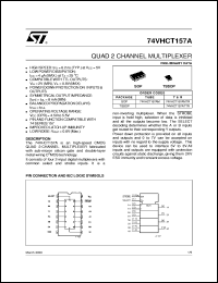 datasheet for 74VHCT157A by SGS-Thomson Microelectronics