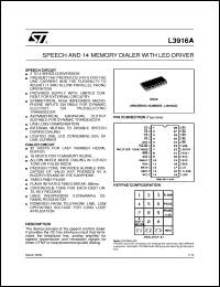datasheet for L3916AD by SGS-Thomson Microelectronics