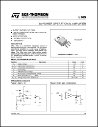 datasheet for L165 by SGS-Thomson Microelectronics