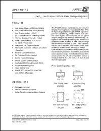 datasheet for APL5301-17AI-TR by 