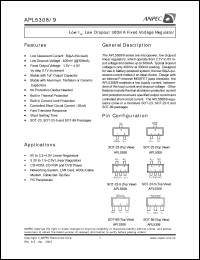 datasheet for APL5309-29AC-TR by 