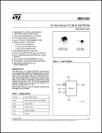 datasheet for M24164 by SGS-Thomson Microelectronics