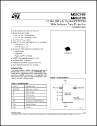 datasheet for M28C16B by SGS-Thomson Microelectronics