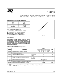 datasheet for 1N5817 by SGS-Thomson Microelectronics