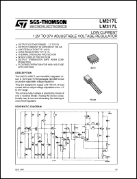 datasheet for LM317LZ by SGS-Thomson Microelectronics