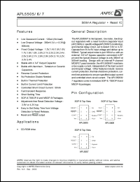 datasheet for APL5505-A24KC-TR by 