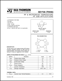 datasheet for TH430 by SGS-Thomson Microelectronics