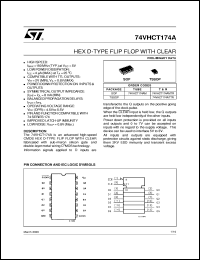 datasheet for 74VHCT174A by SGS-Thomson Microelectronics