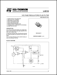 datasheet for L4918 by SGS-Thomson Microelectronics