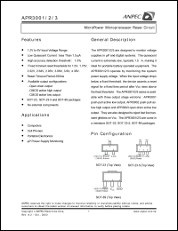 datasheet for APR3001-43AC-TR by 