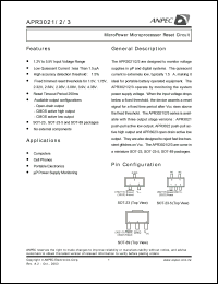 datasheet for APR3021-17BI-TR by 