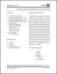 datasheet for APR3103-39BI-TR by 