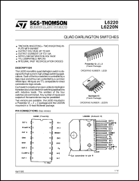 datasheet for L6220 by SGS-Thomson Microelectronics