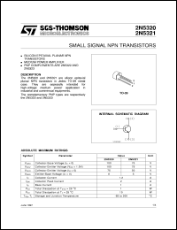 datasheet for 2N5320 by SGS-Thomson Microelectronics